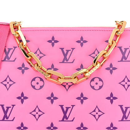 Louis Vuitton Lambskin Embossed Monogram Vuittamins Coussin PM Rose Violet 8 of 14