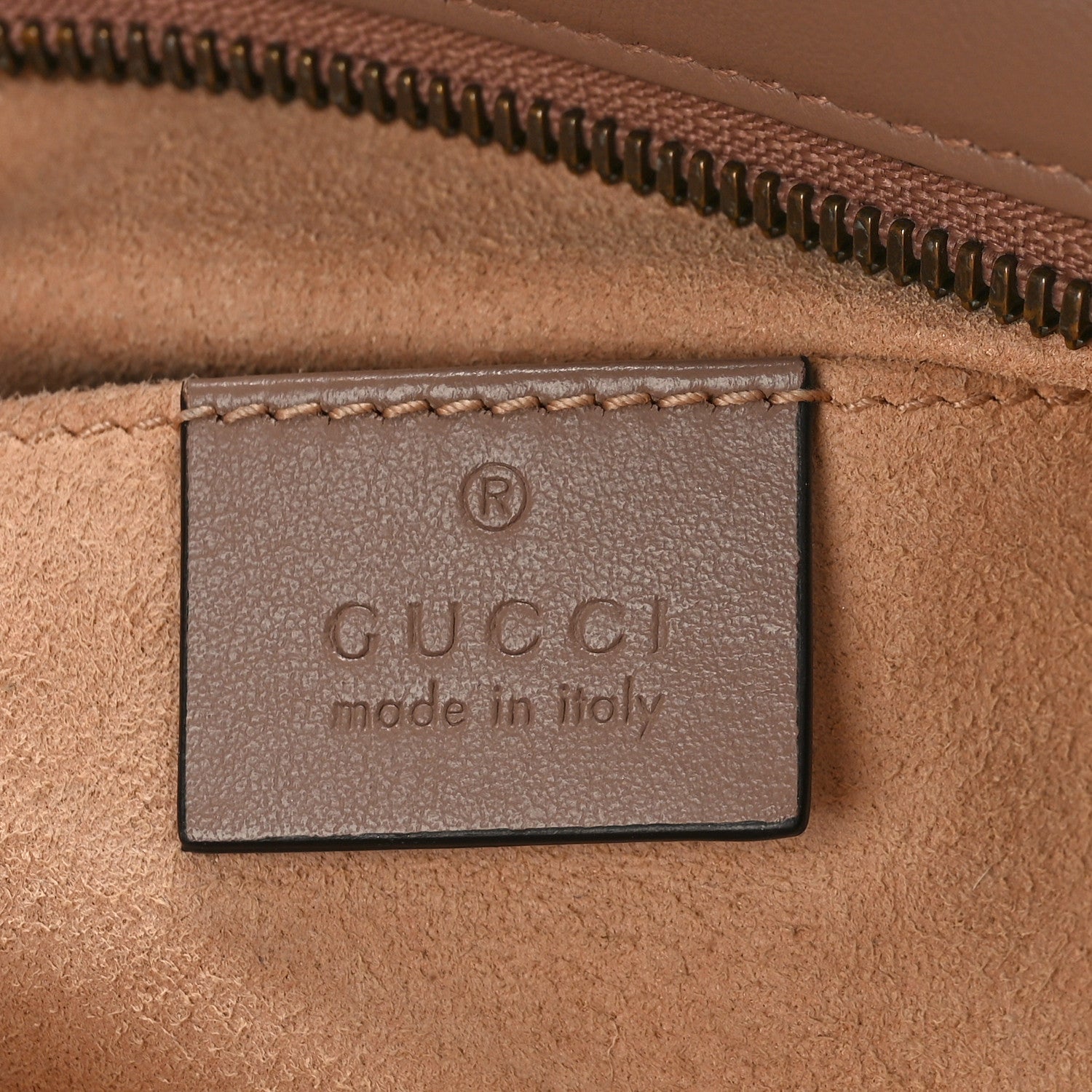 Gucci Calfskin Matelasse Small GG Marmont Chain Shoulder Bag Porcelain Rose 6 of 10