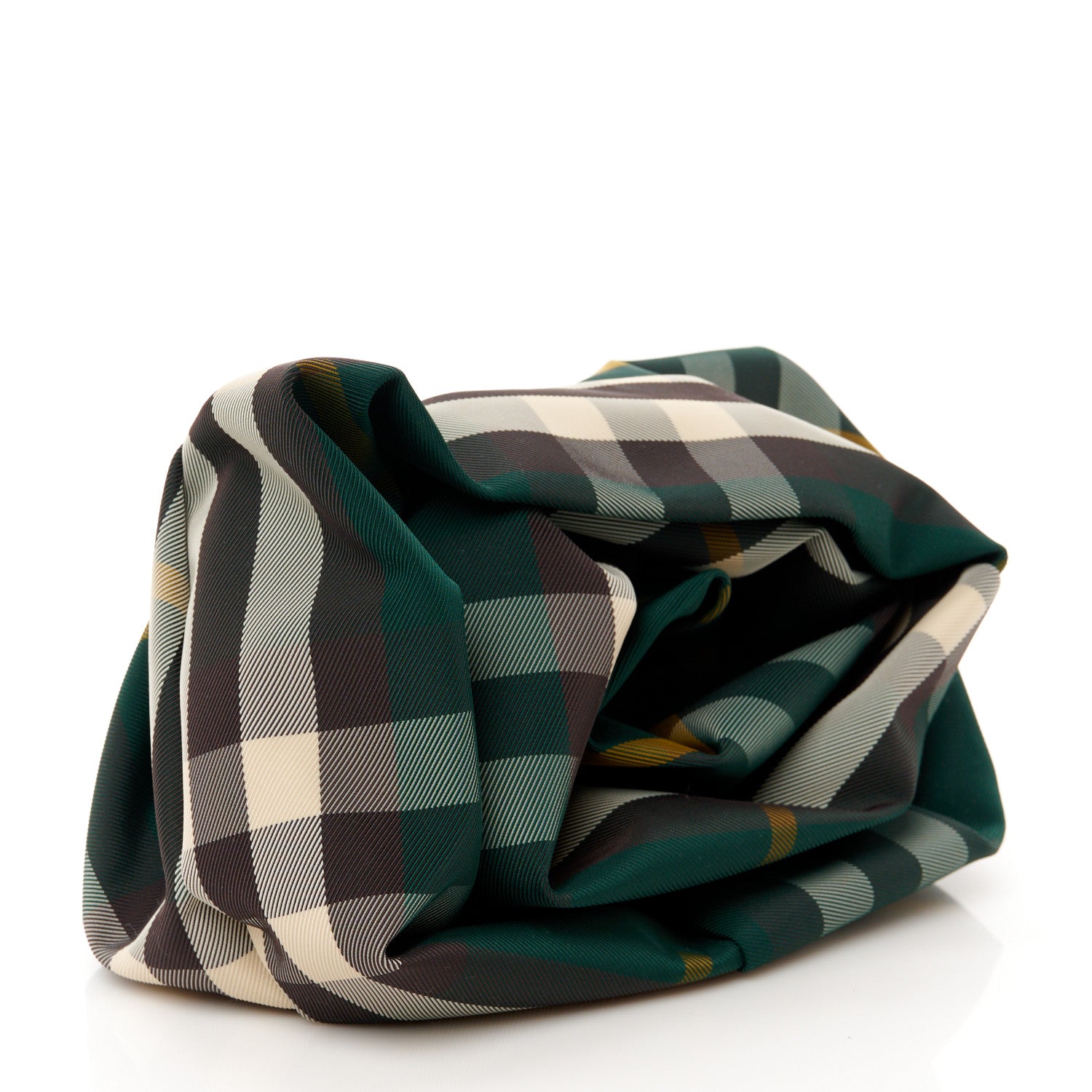 Burberry Nylon Check Rose Clutch Ivy 3 of 9