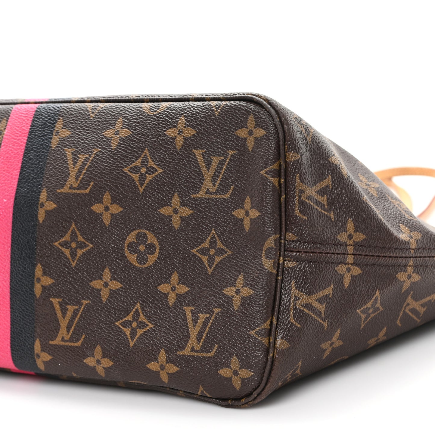 Monogram My LV Heritage Neverfull MM Fuchsia Black