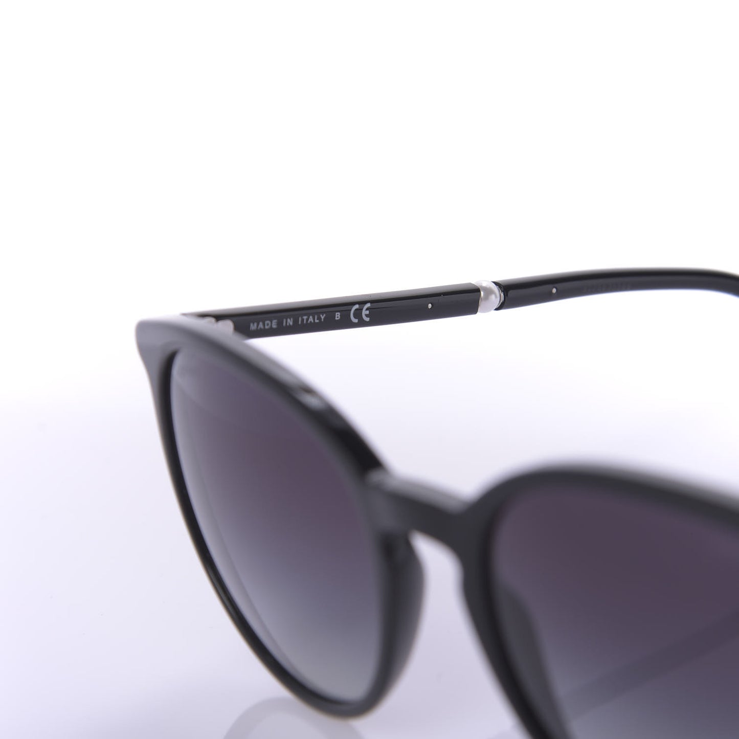 Acetate Butterfly Pearl Sunglasses 5394 Black
