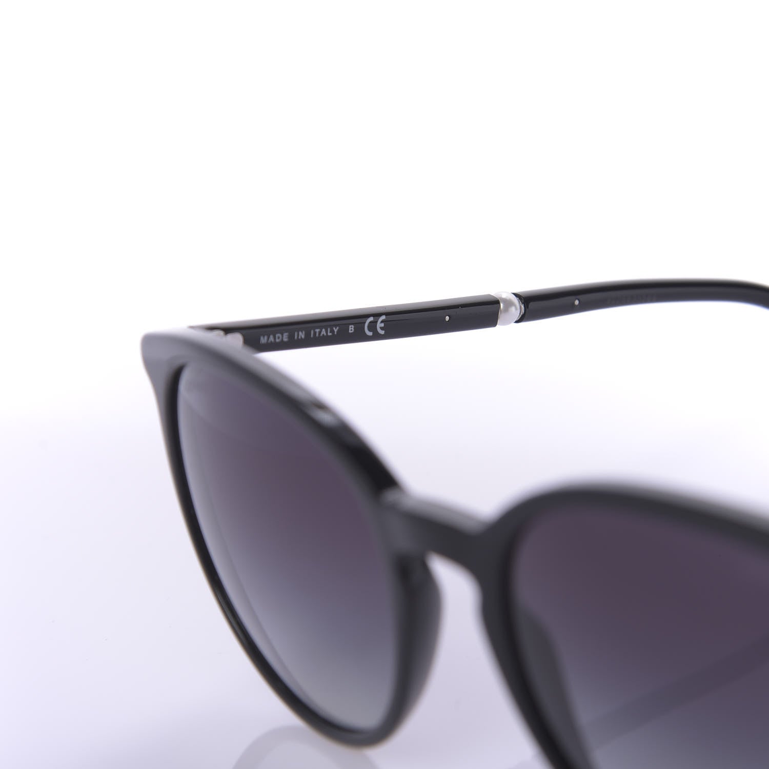 Chanel Acetate Butterfly Pearl Sunglasses 5394 Black 6 of 7