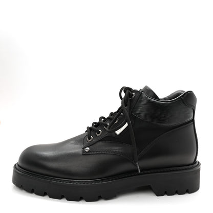 Louis Vuitton Calfskin Epi Oberkampf Ankle Boots 9.5 Black 1 of 9