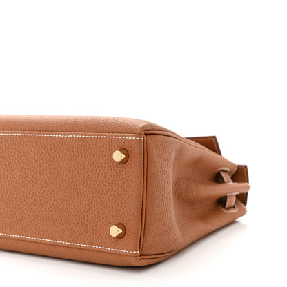 Hermes Togo Kelly Retourne 25 Gold 10 of 11