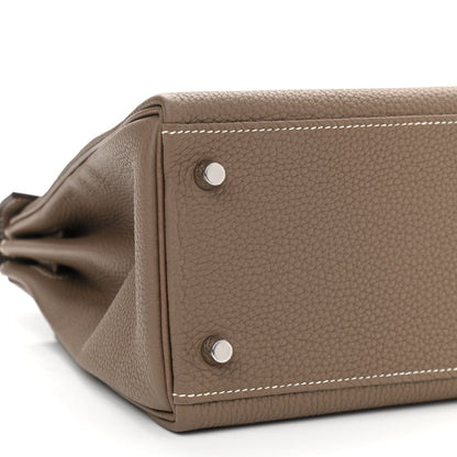 Hermes Togo Kelly Retourne 28 Etoupe 8 of 10