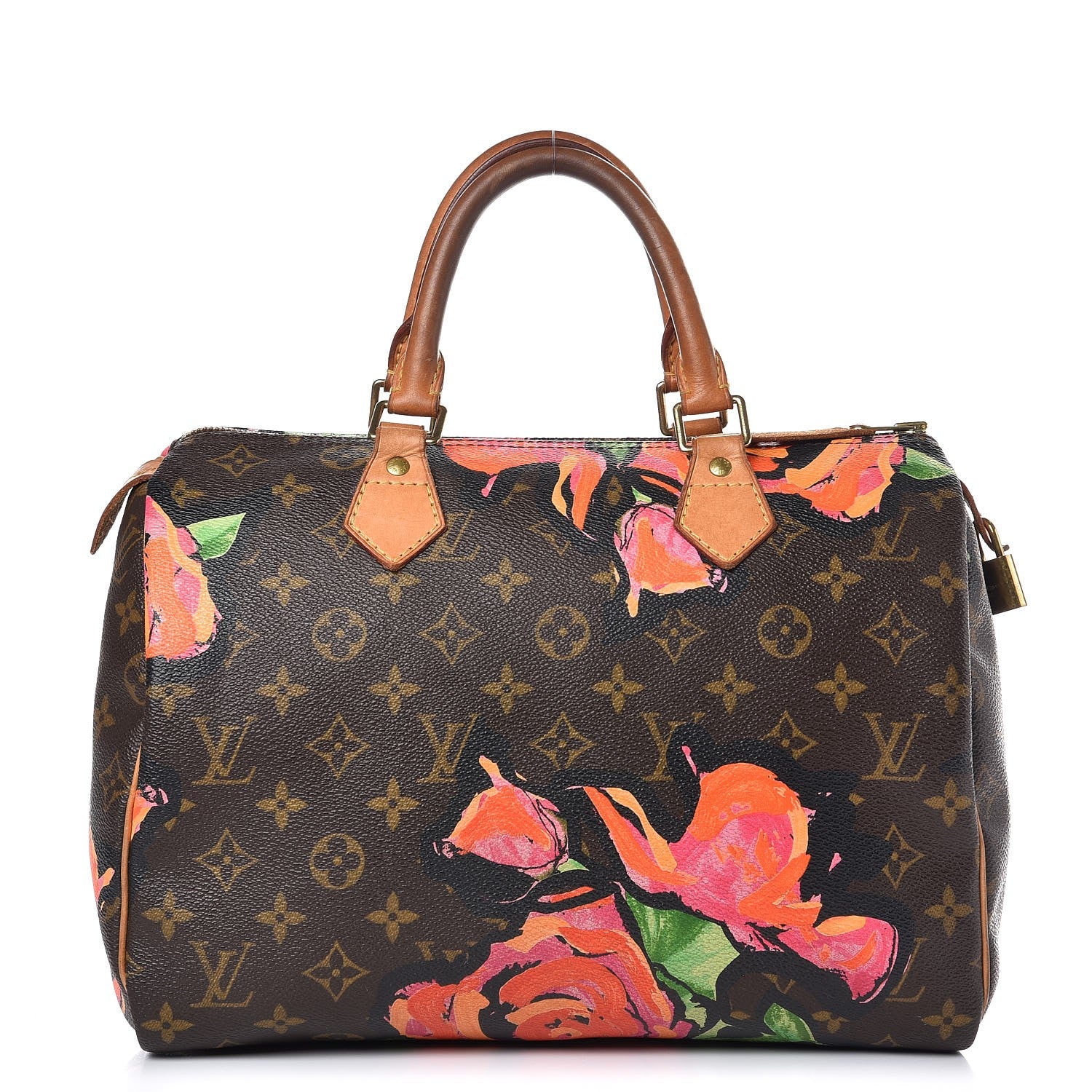 Louis Vuitton Monogram Roses Speedy 30 1 of 32