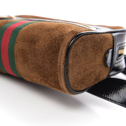 Gucci Suede Small Ophidia Belt Bag 95 38 Brown 9 of 9