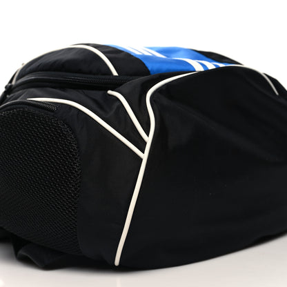 Balenciaga X ADIDAS Recycled Nylon Backpack Black Blue 8 of 9