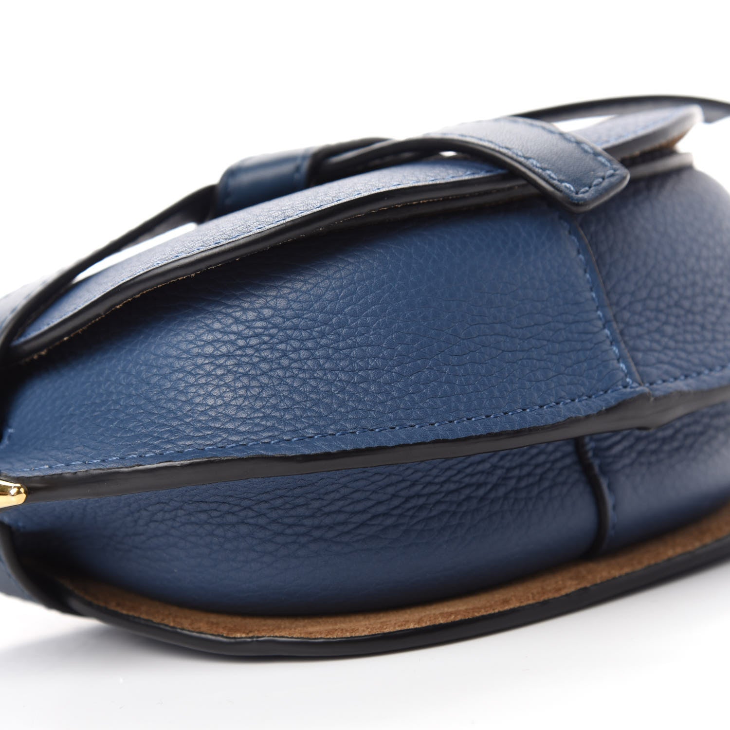 Loewe Grained Calfskin Mini Gate Crossbody Bag Steel Blue 6 of 10