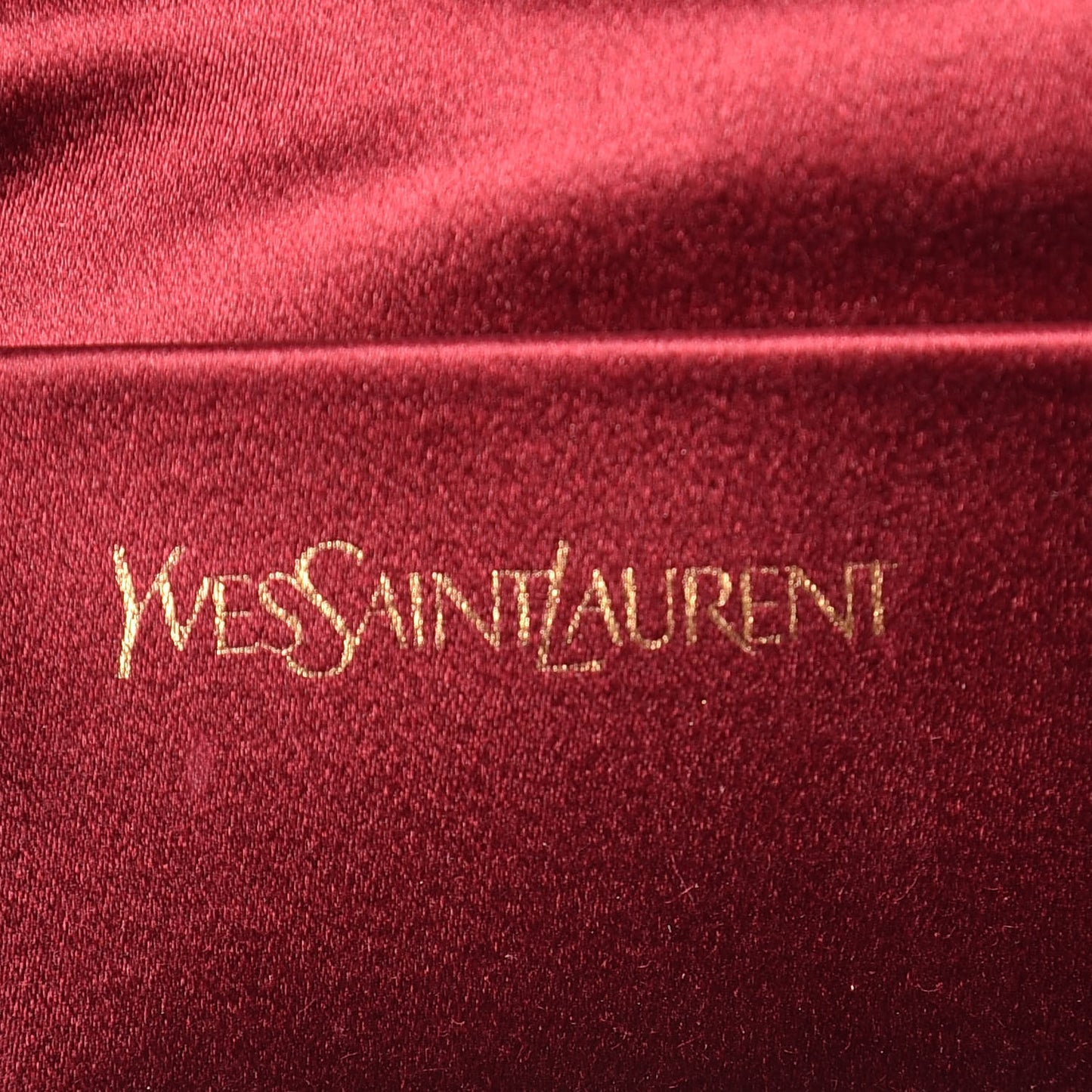Textured Calfskin Y Ligne Clutch Fuchsia