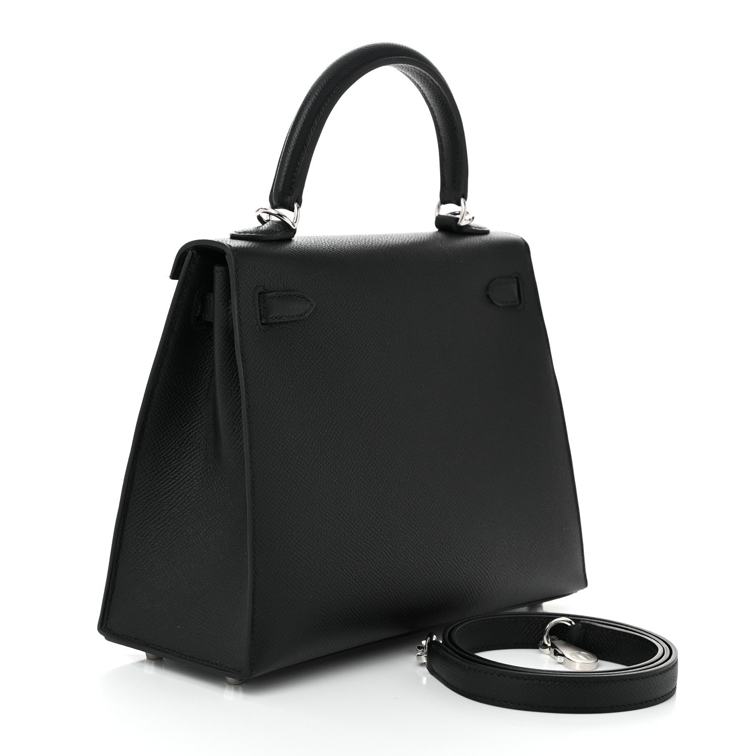 Hermes Epsom Kelly Sellier 25 Black 3 of 11