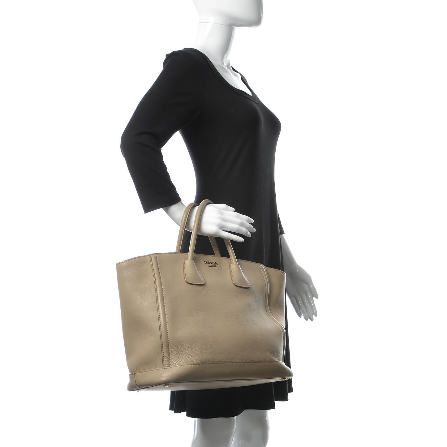 City Calf Tote Visone