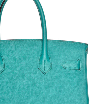 Hermes Epsom Birkin 30 Bleu Paon 18 of 25