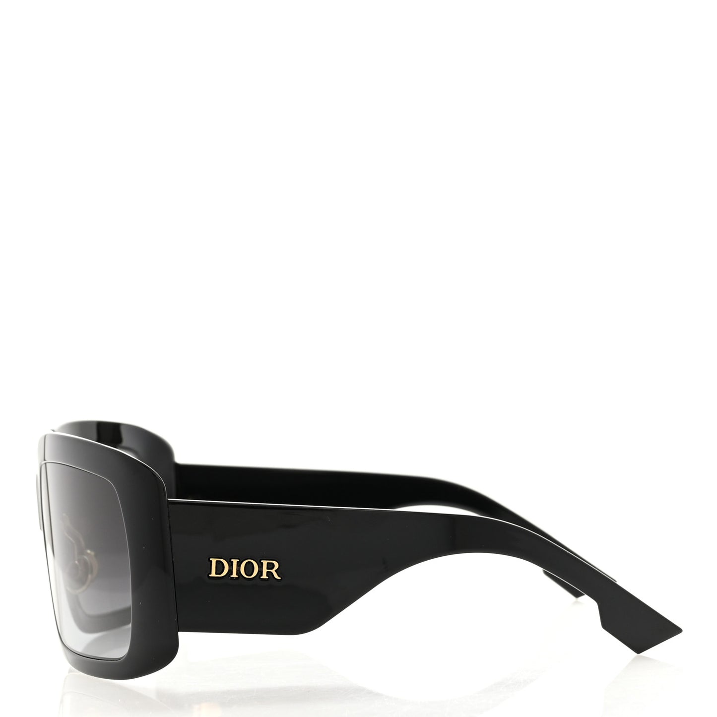 Acetate Dior SoLight2 Square Sunglasses Black