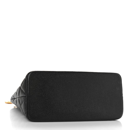 Chanel Caviar Quilted Medallion Tote Black 3 of 8