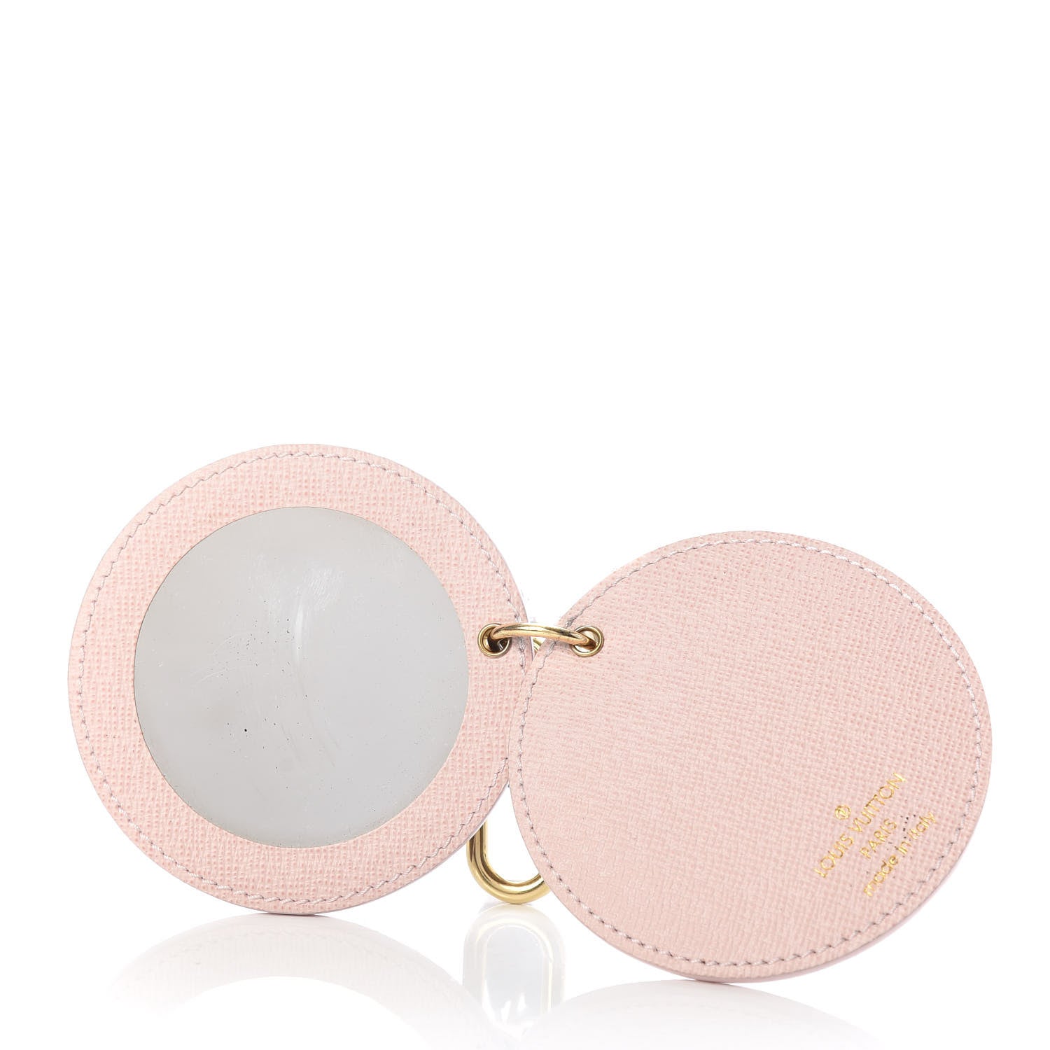 Louis Vuitton Monogram LV Mirror Bag Charm Key Holder Rose Ballerine 4 of 6