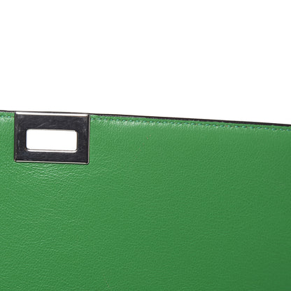 Celine Drummed Calfskin Suede Small Trapeze Mint 15 of 15