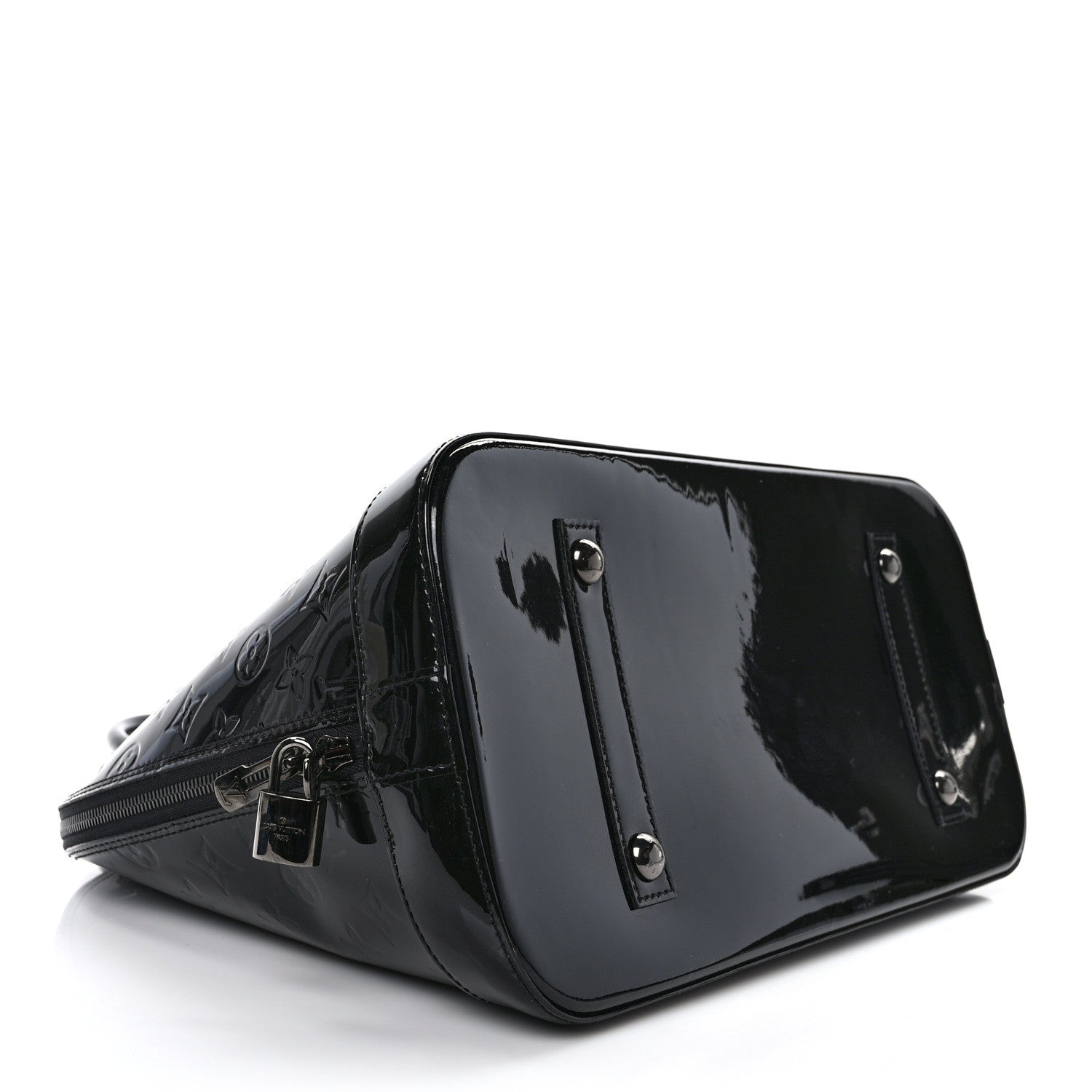 Louis Vuitton Vernis Alma GM Noir Magnetique 4 of 11