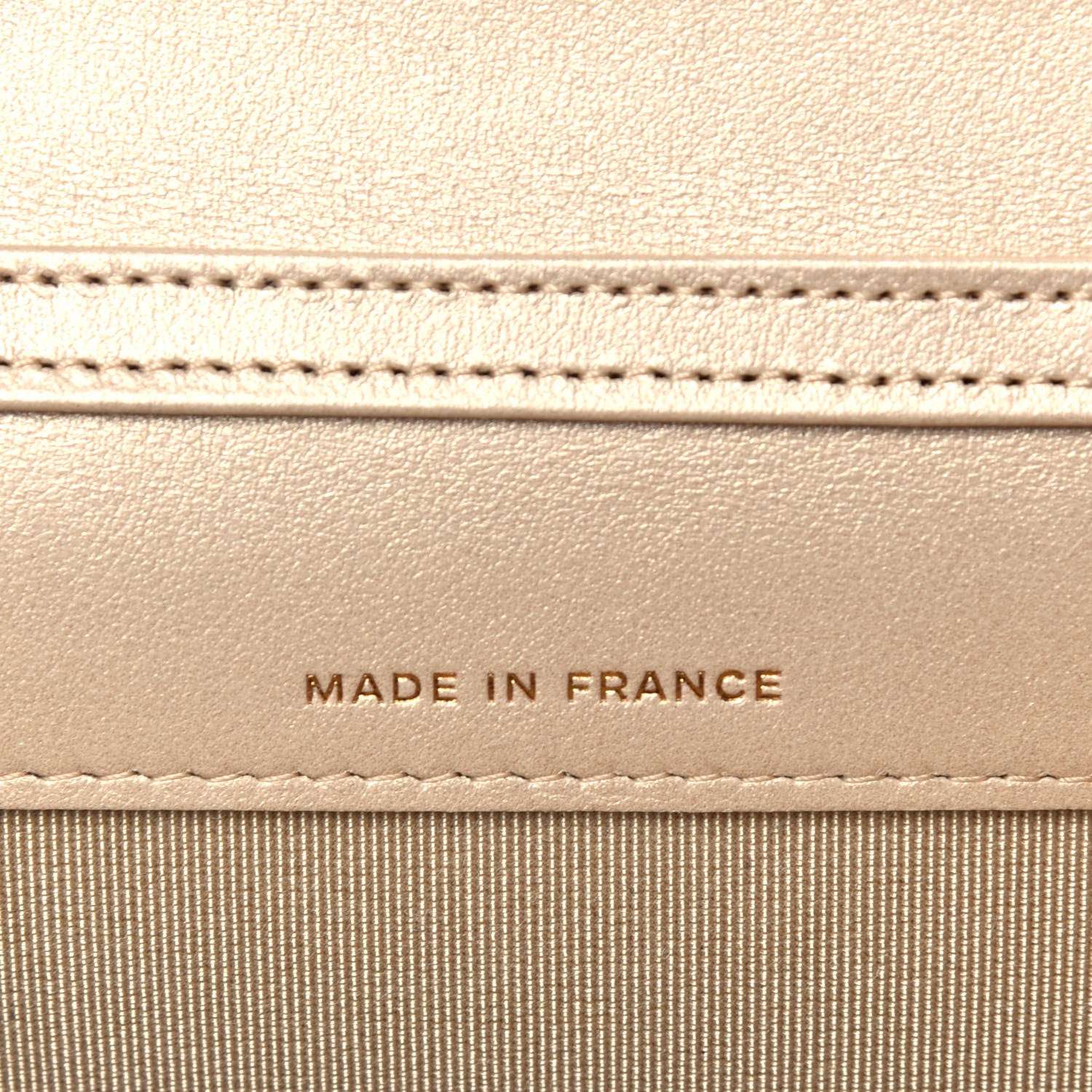 Chanel Metallic Lambskin Quilted Flap Chain Waist Bag Gold 7 of 10
