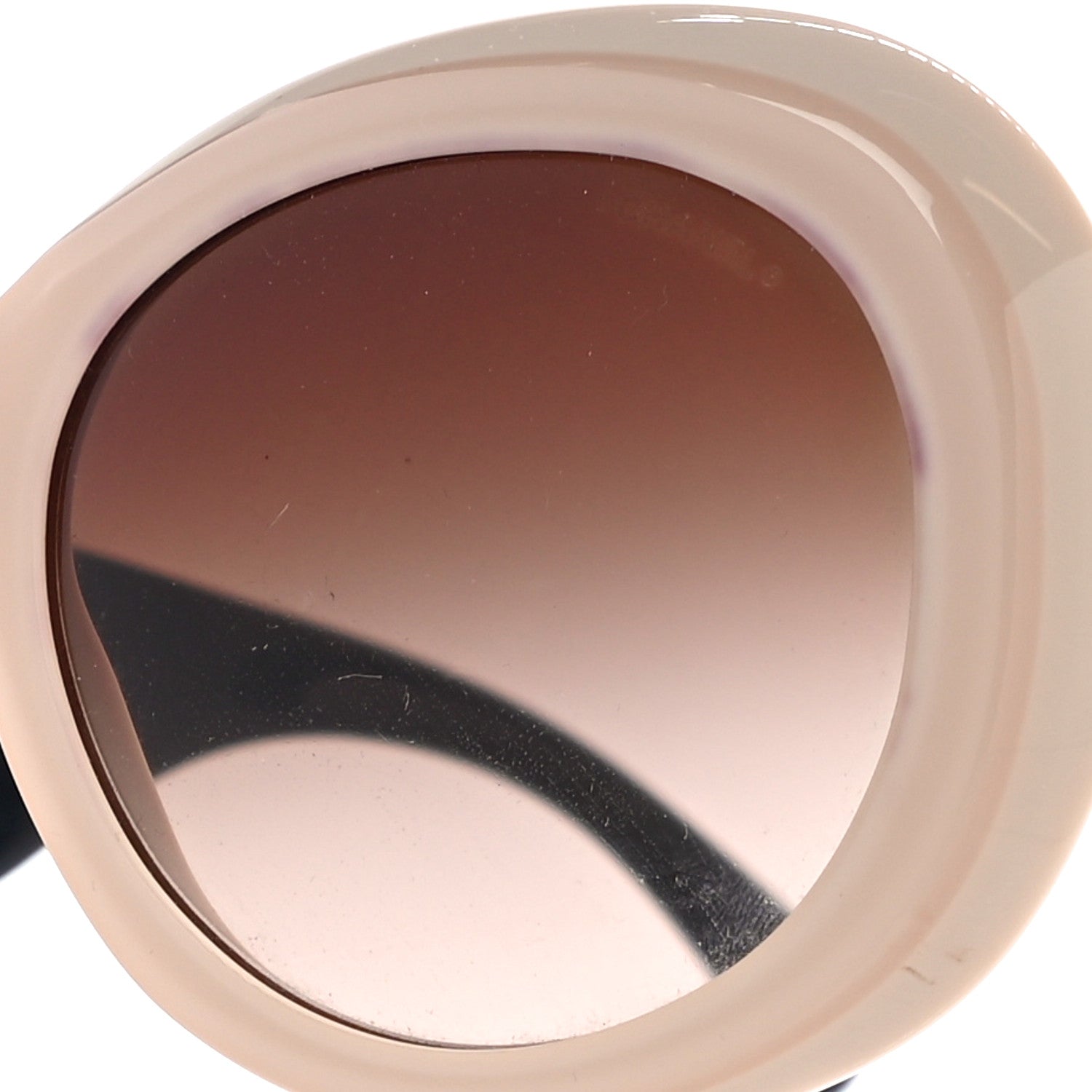 Chanel Acetate Patent CC Bow Sunglasses 5282-Q Beige Black 7 of 9