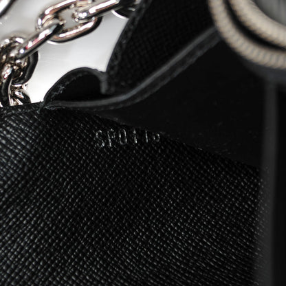 Louis Vuitton Epi Chain Flower Print Twist Chain Wallet Black 7 of 7