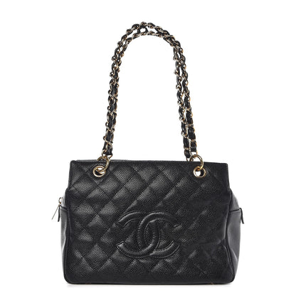 Chanel Caviar Quilted Petit Timeless Tote PTT Black 1 of 13