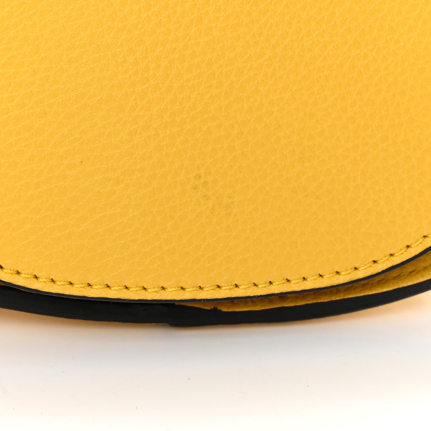 Loewe Grained Calfskin Mini Gate Crossbody Bag Yellow 12 of 14