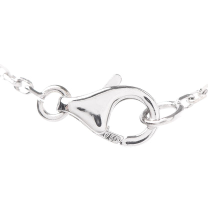 Van Cleef & Arpels 18K White Gold Diamond Vintage Alhambra Pendant Necklace 5 of 7