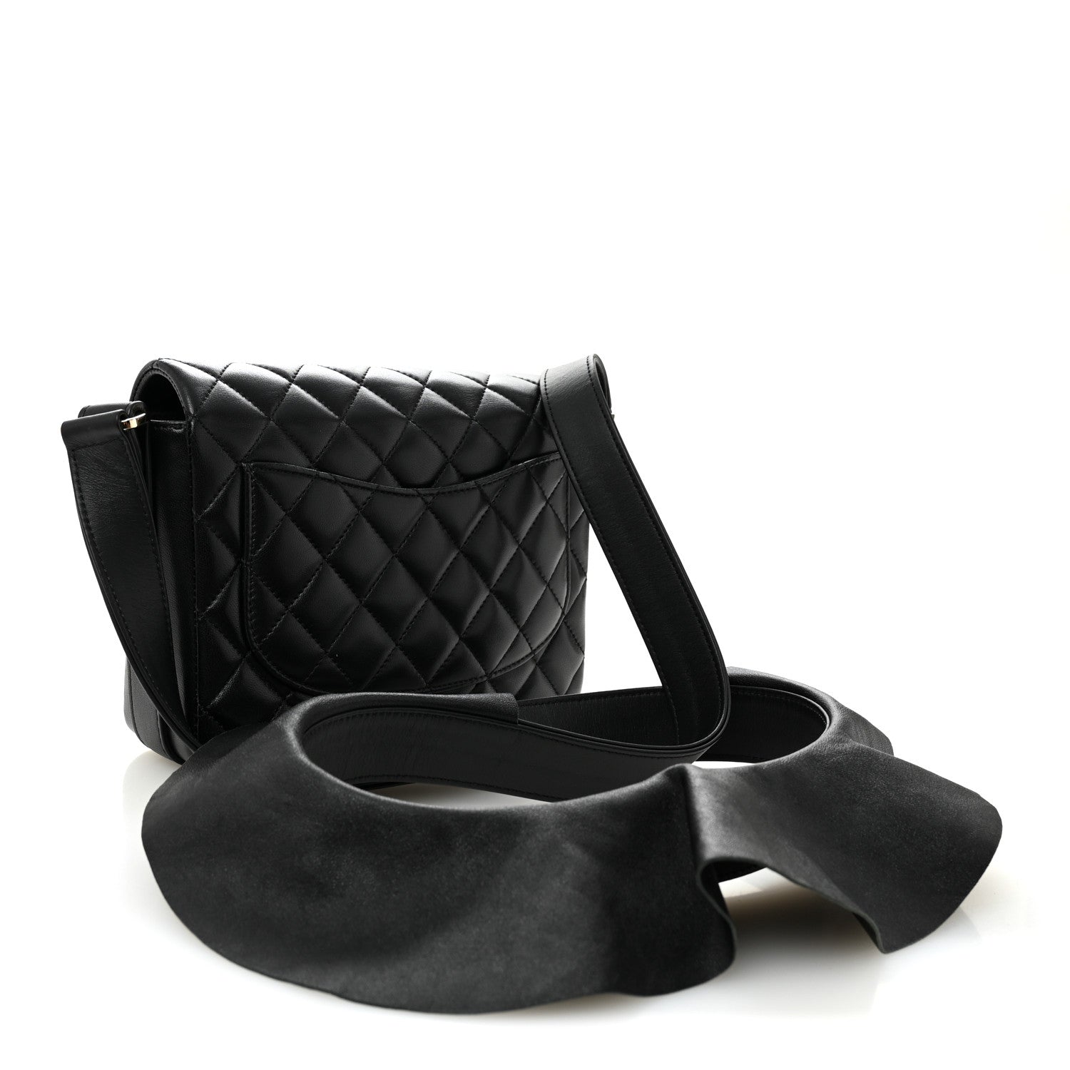 Chanel Calfskin Quilted Bolero De Chanel Flap Bag Black 3 of 10