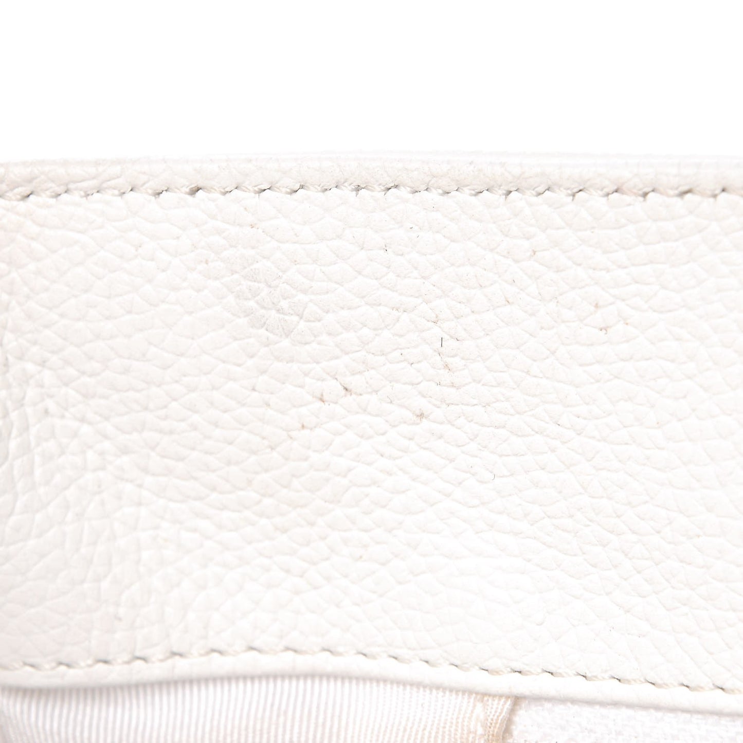 Calfskin Cerf Executive Shopper Tote White
