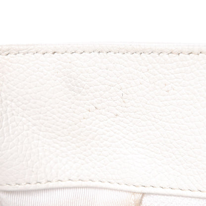 Chanel Calfskin Cerf Executive Shopper Tote White 15 of 33