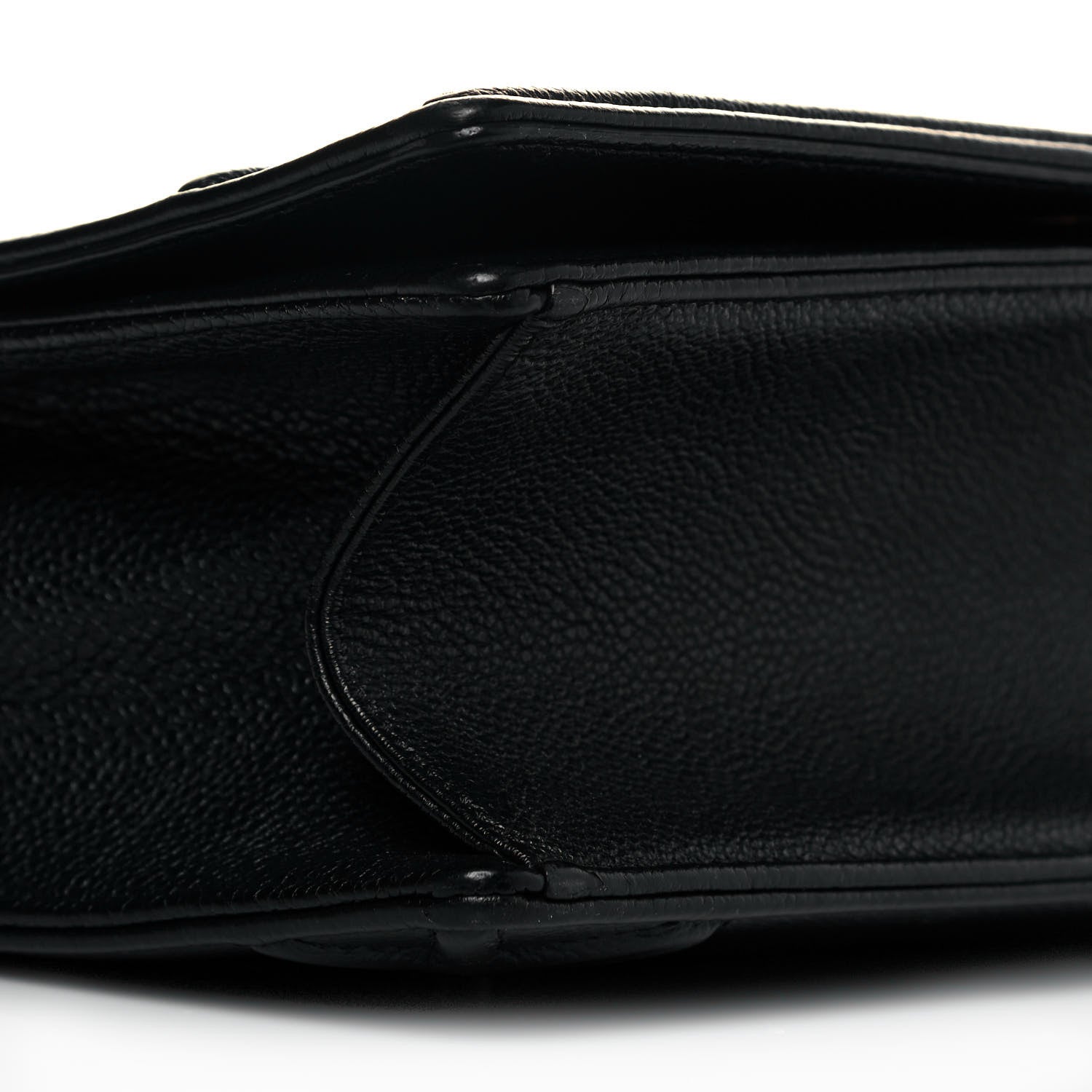 Christian Dior Grained Calfskin Medium Diorama Flap Bag Black 9 of 14
