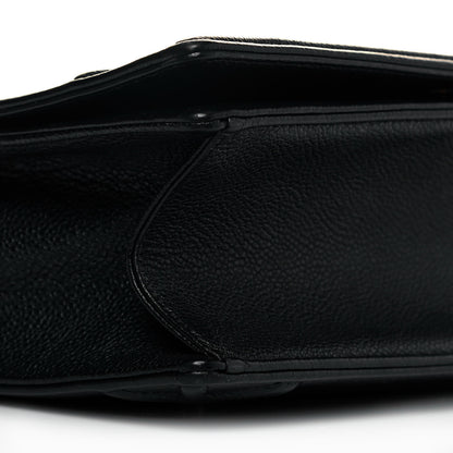 Christian Dior Grained Calfskin Medium Diorama Flap Bag Black 9 of 14