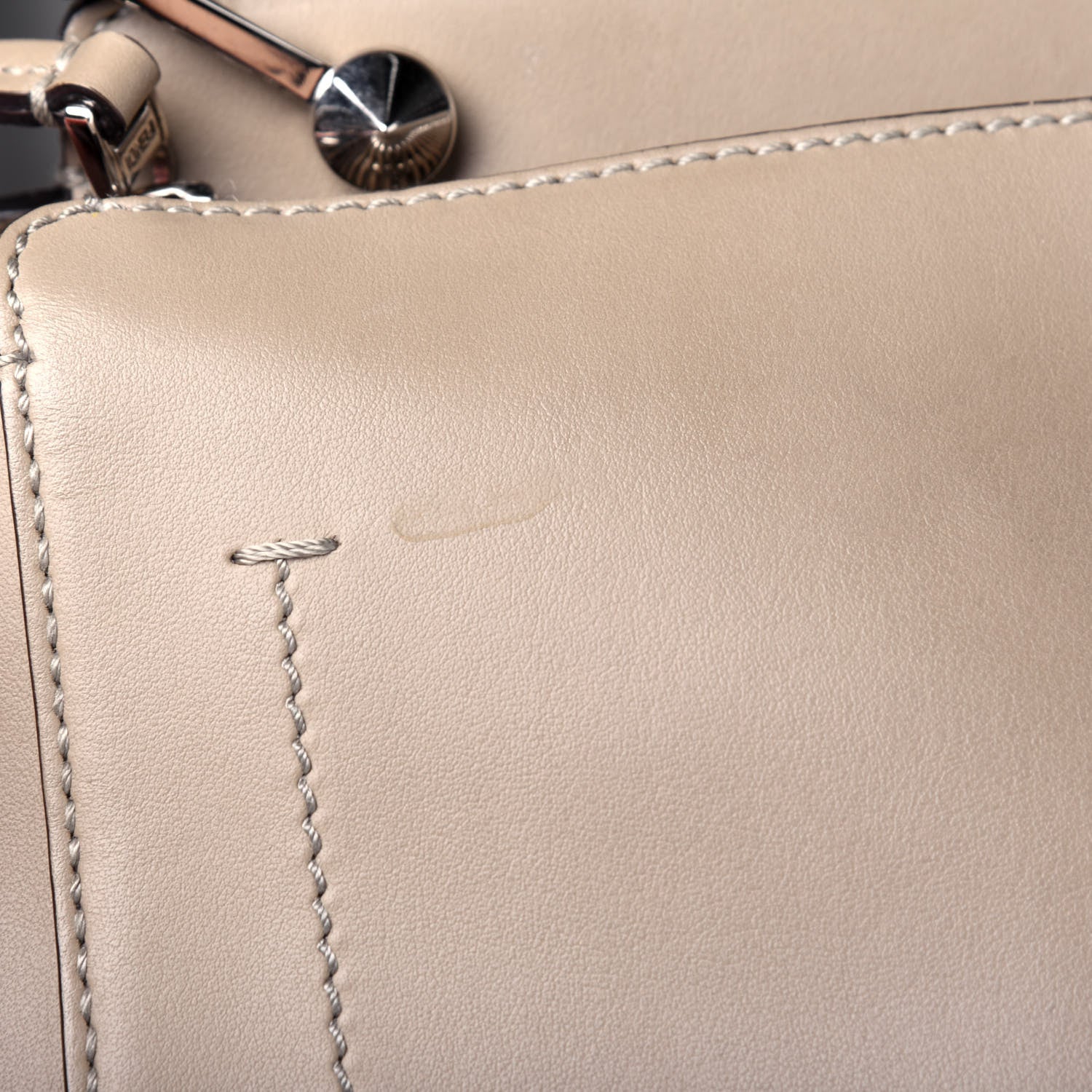Fendi Vitello Baltico Dolce DotCom Satchel Tortora Papavero 22 of 26