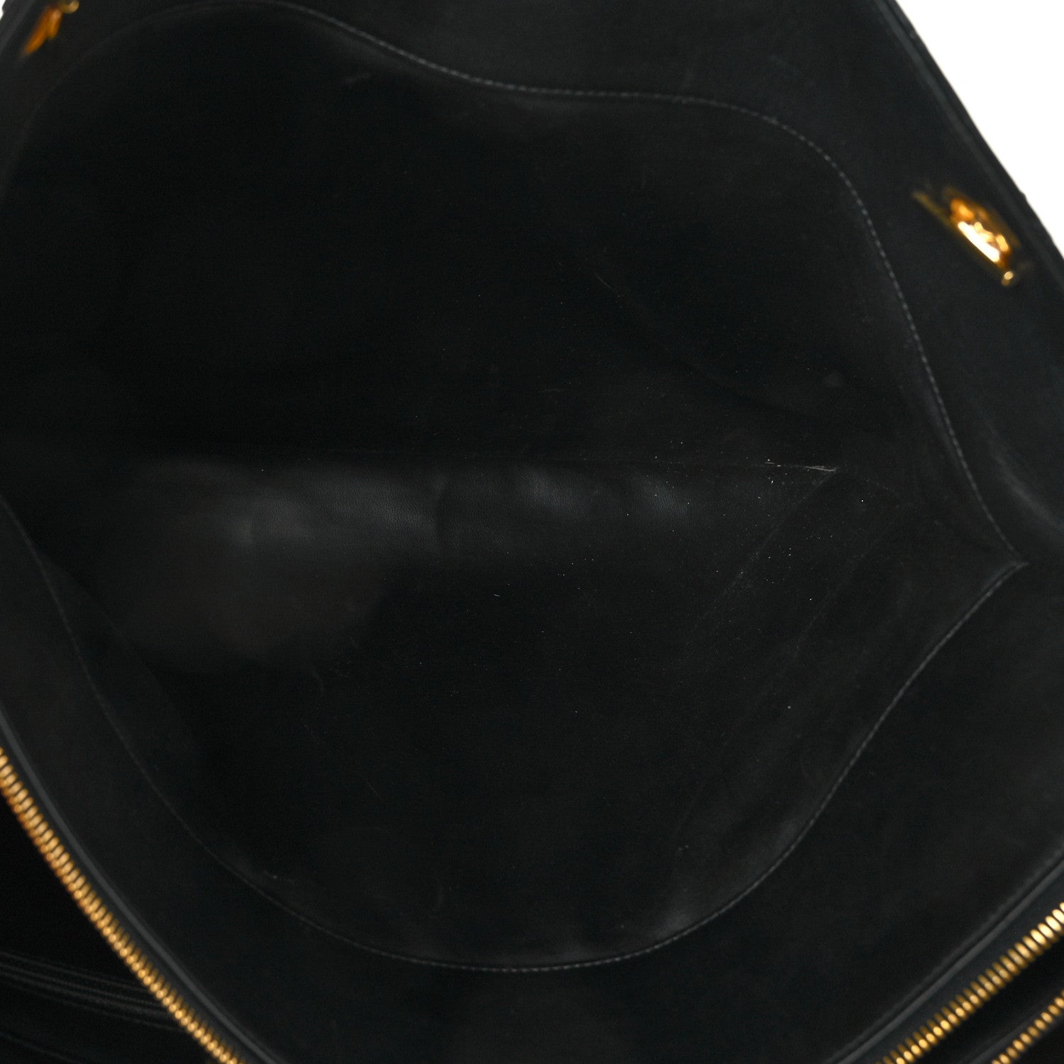 Chanel Calfskin Stitched XL Weekender Black 5 of 13