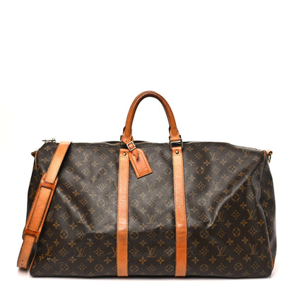 Louis Vuitton Monogram Keepall Bandouliere 55 1 of 12