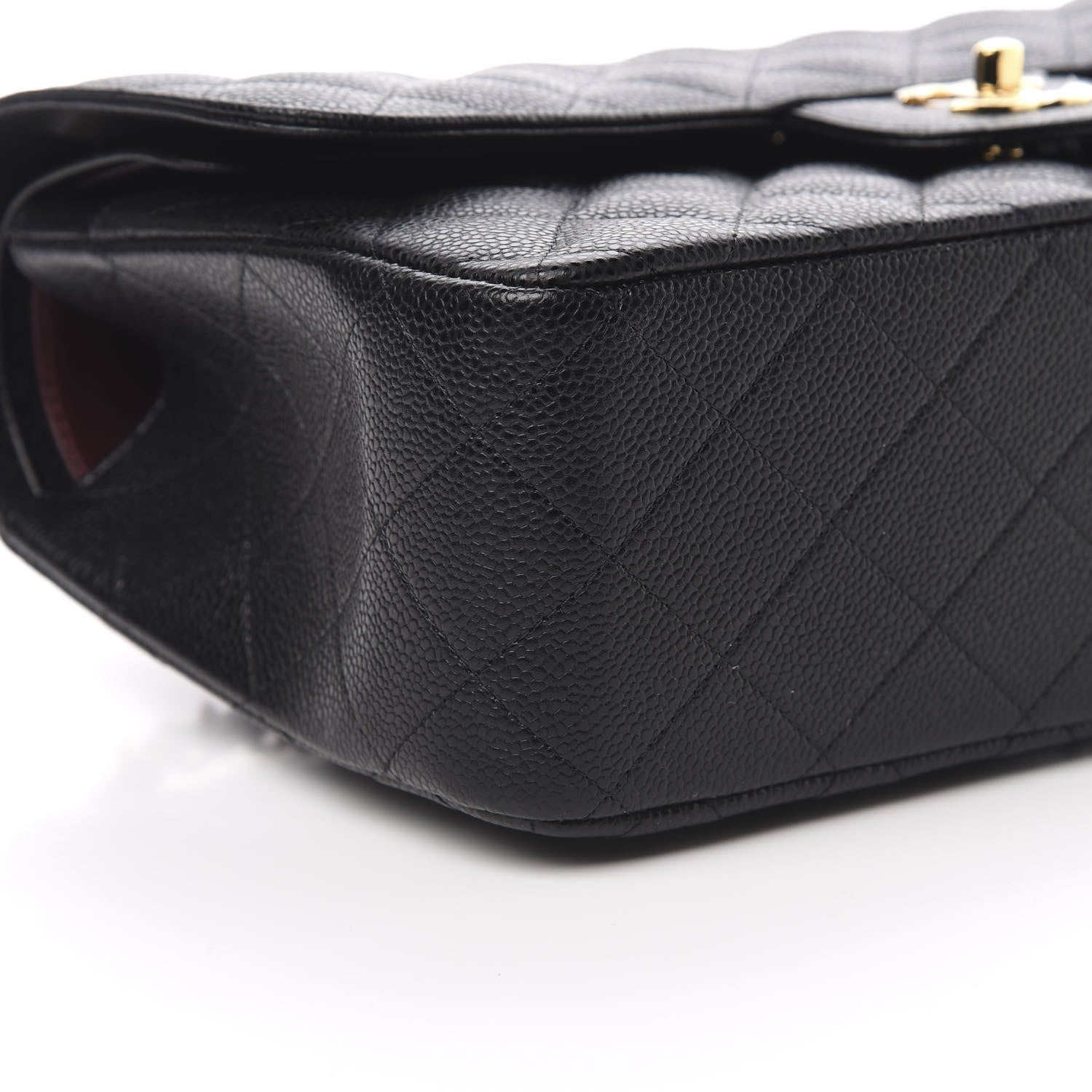 Chanel Caviar Quilted Jumbo Double Flap Black 9 of 11