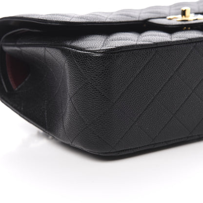 Chanel Caviar Quilted Jumbo Double Flap Black 9 of 11
