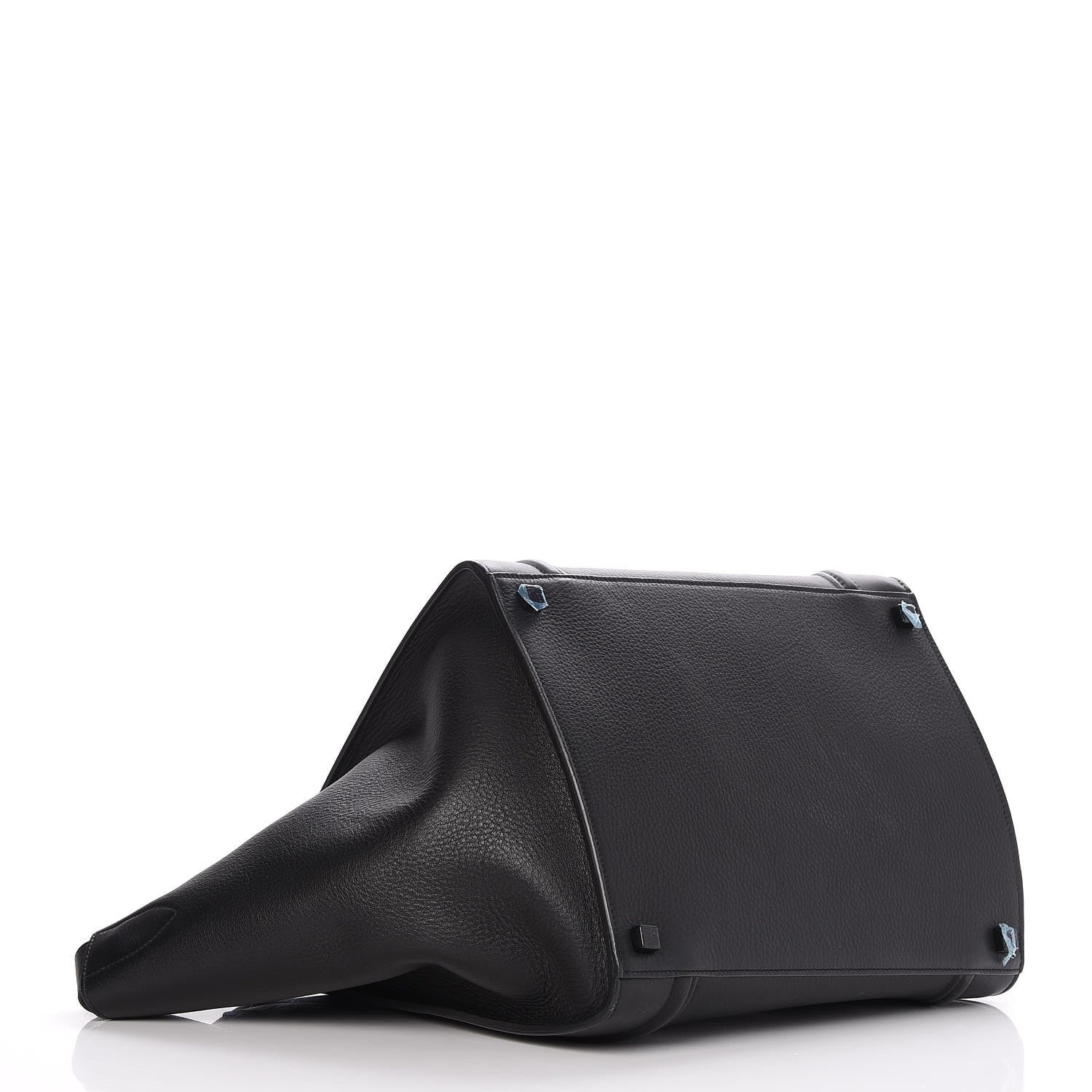 Celine Supple Calfskin Medium Phantom Luggage Black 4 of 8