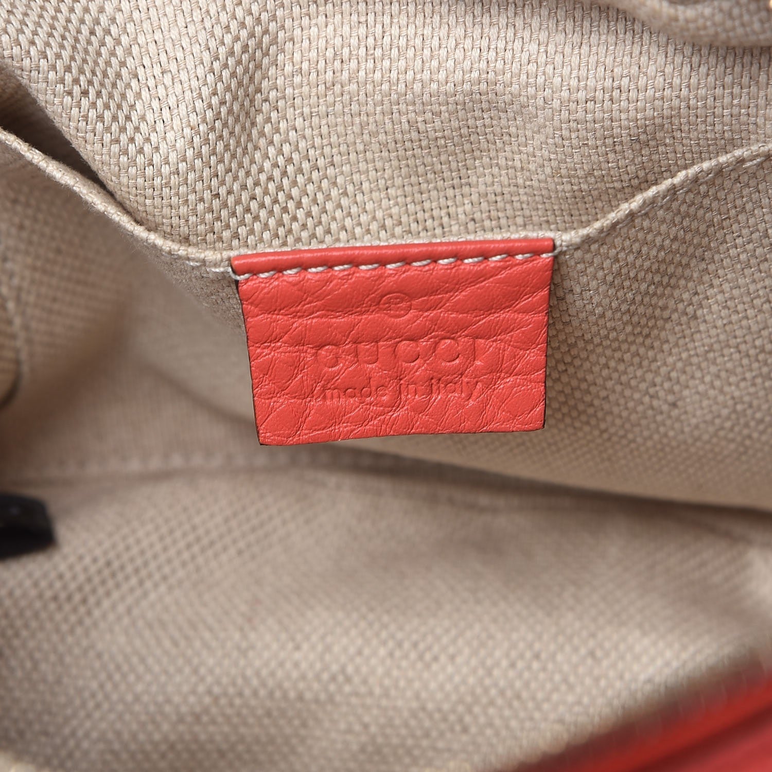 Gucci Pebbled Calfskin Small Soho Disco Bag Begonia Pink 6 of 10