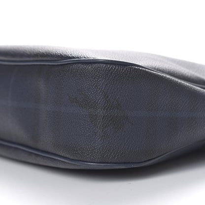 Burberry Haymarket Check Shoulder Bag Blue Black 6 of 9