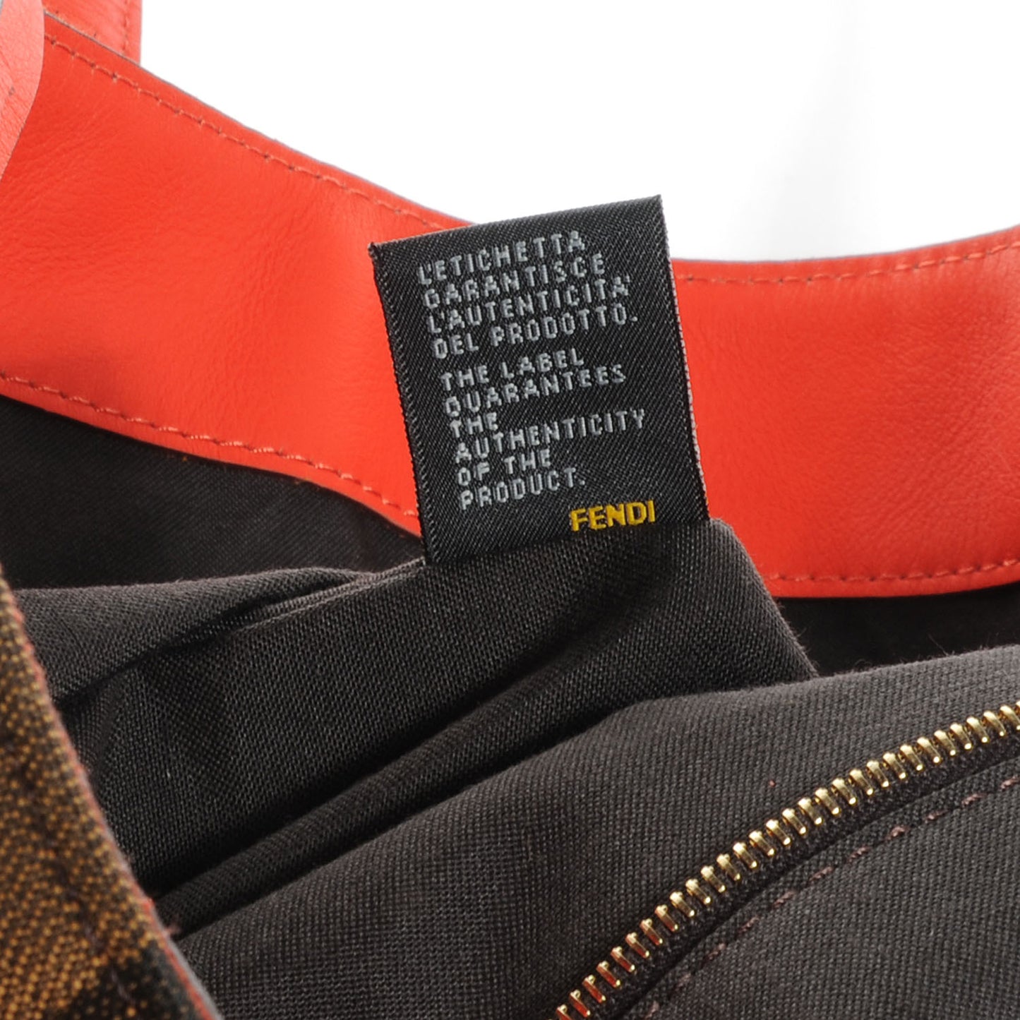 Pequin Vitello All In Shopper Tote Tobacco Papavero