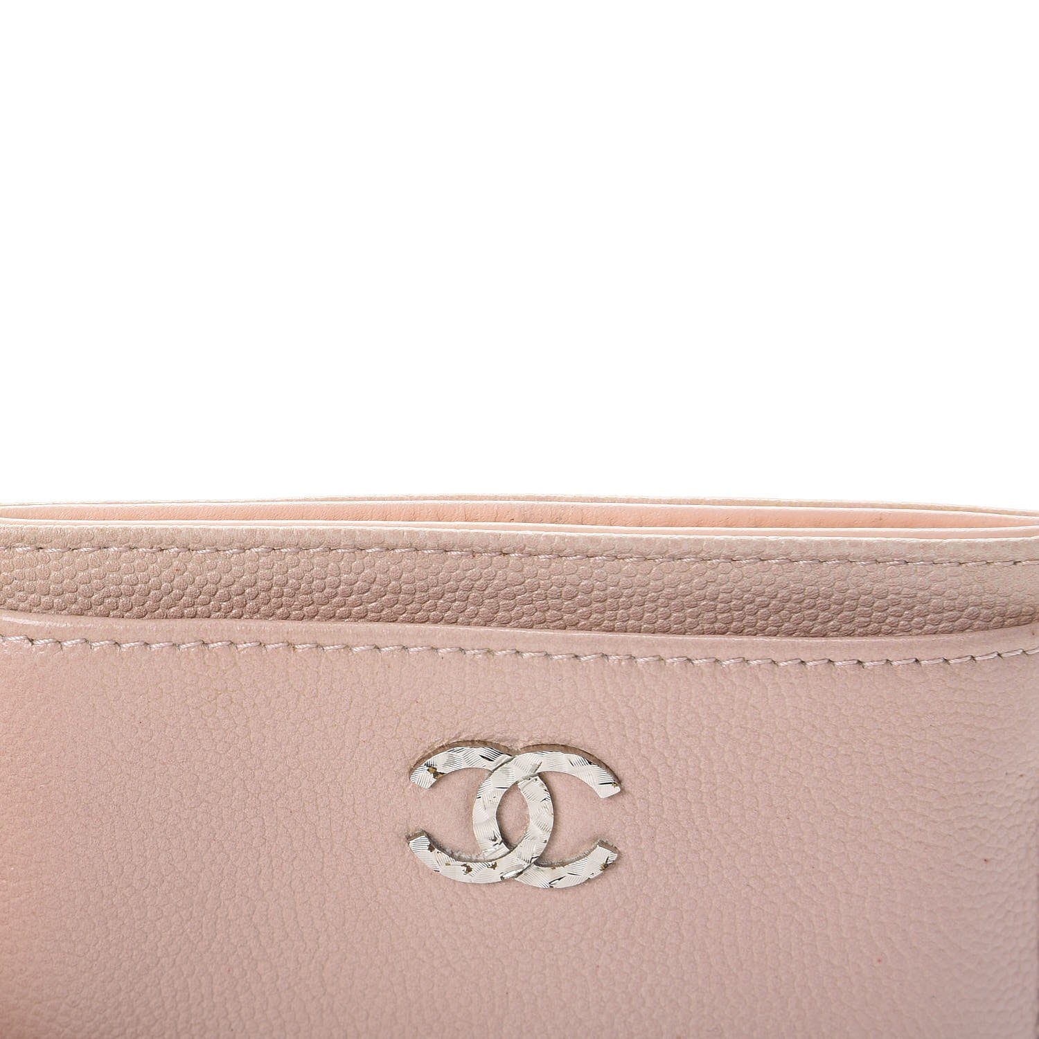 Chanel Caviar Sevruga Card Holder Pink 9 of 9