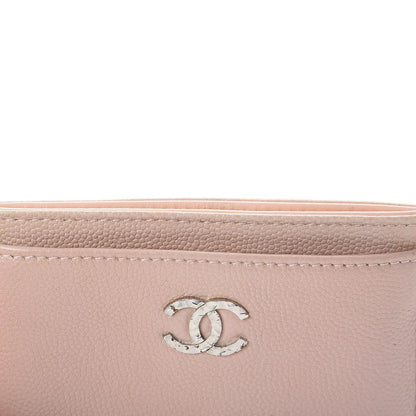 Chanel Caviar Sevruga Card Holder Pink 9 of 9