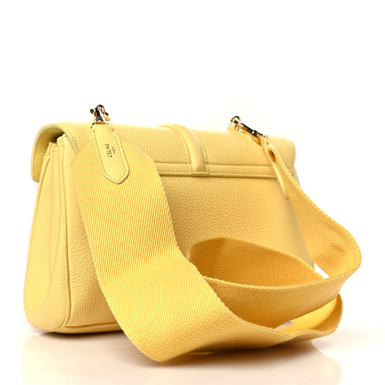 Celine Grained Calfskin Teen Soft 16 Shoulder Bag Acacla 2 of 8