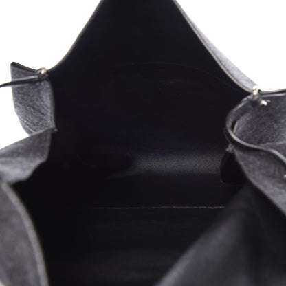 Celine Calfskin Felt All Soft Shoulder Bag Dark Grey 5 of 7