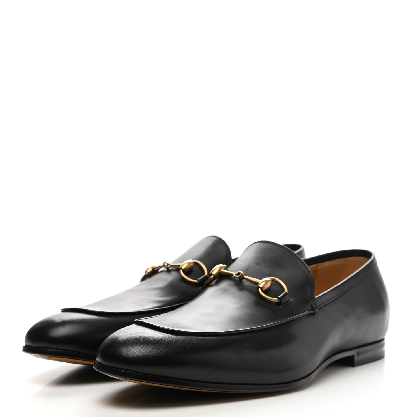 Calfskin Horsebit Mens Jordaan Loafers 11 Black