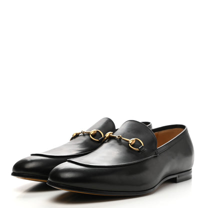 Gucci Calfskin Horsebit Mens Jordaan Loafers 11 Black 3 of 11