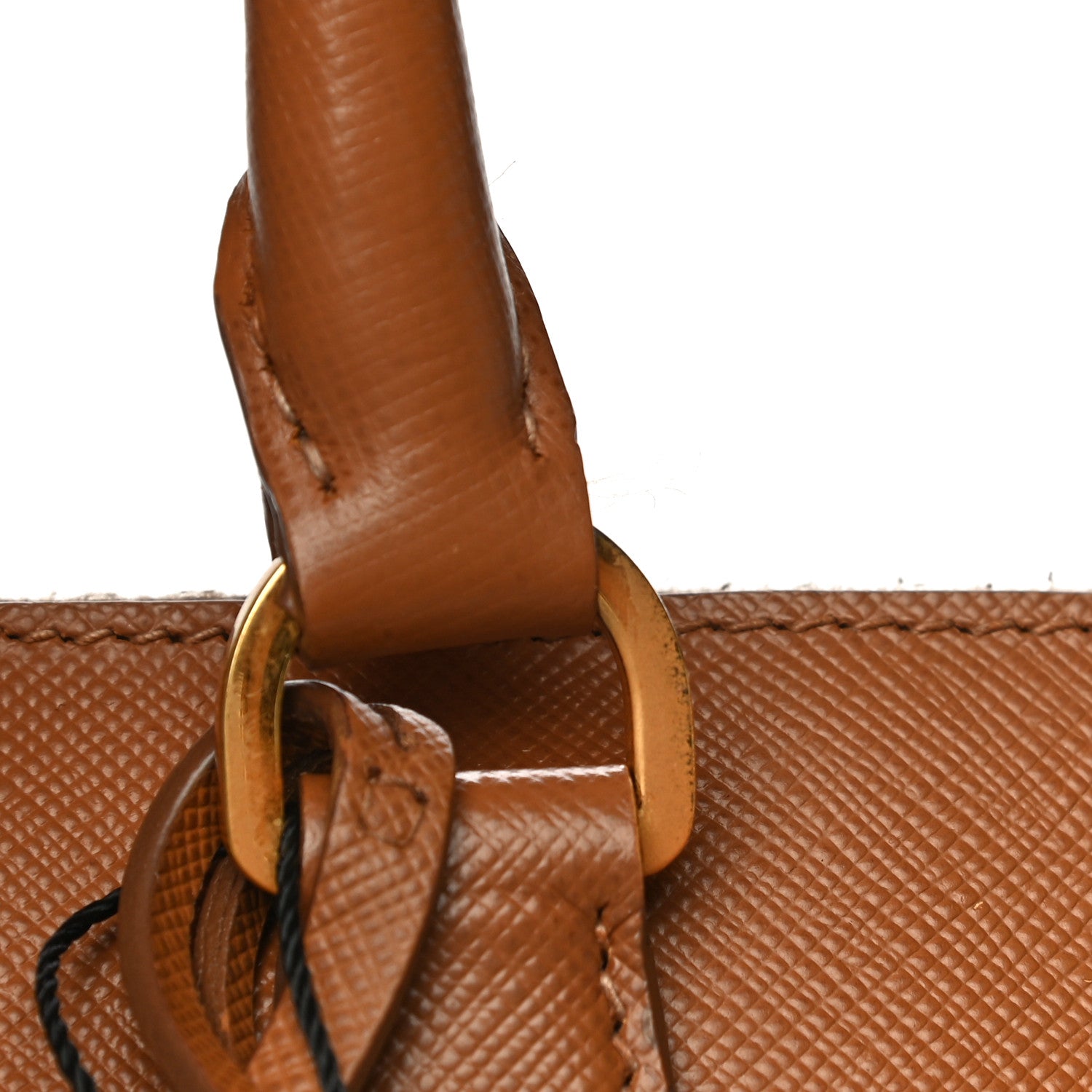 Prada Saffiano Medium Galleria Double Zip Tote Caramel 14 of 15
