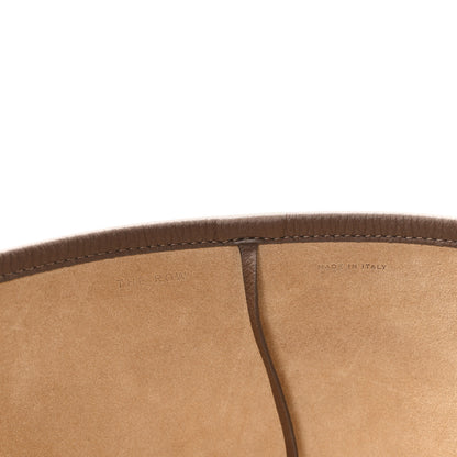 The Row Grained Calfskin Medium N/S Park Tote Dark Olive 6 of 9